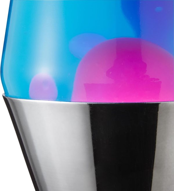 The Original Lava? Lamp - 14.5 Techno Chrome - Classic Liquid Motion Lamp - Pink Lava and Blue Liquid - Item #2097 (Amazon Exclusive)