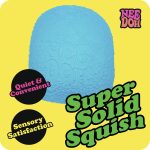 Schylling NeeDoh Gumdrop - Textured Sensory Toy with Super Solid Squish - 2.5 Tall - Colors May Vary (Pack of 1)